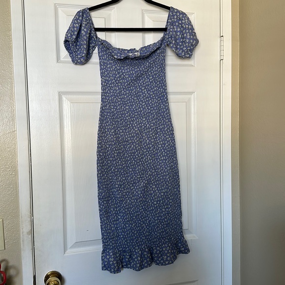 Abercrombie smocked midi dress - Picture 3 of 4